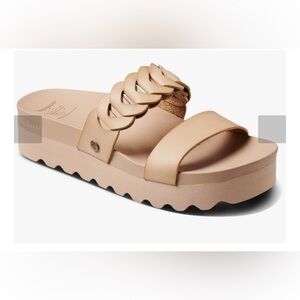 Reef Women's Tan Slide Sandals